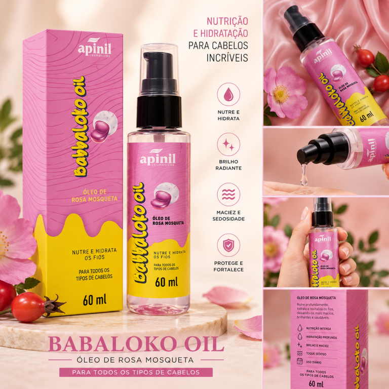 ÓLEO REPARADOR BABBALOKO ROSA MOSQUETA APINIL 60 ML