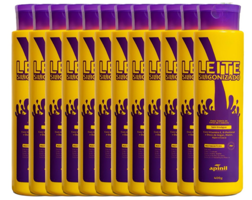 LEITE SILICONIZADO SEM ENXÁGUE APINIL 400G