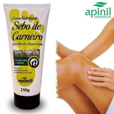CREME HIDRATANTE SEBO DE CARNEIRO BISNAGA APINIL 190G