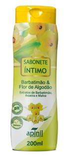 SABONETE ÍNTIMO DE BARBATIMÃO E FLOR DE ALGODÃO APINIL 200 ML