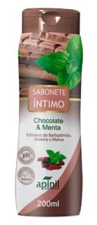 SABONETE ÍNTIMO CHOCOLATE COM MENTA APINIL 200 ML