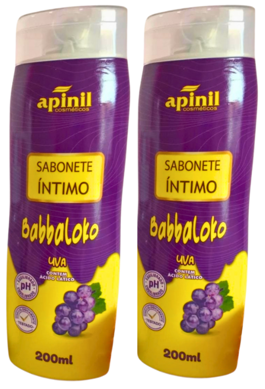 SABONETE ÍNTIMO BABBALOKO DE UVA APINIL 200 ML