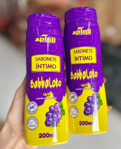 SABONETE ÍNTIMO BABBALOKO DE UVA APINIL 200 ML