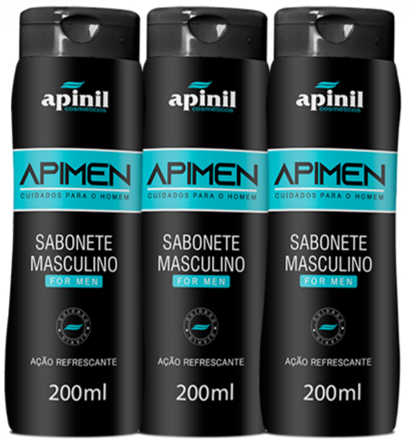 SABONETE ÍNTIMO APMEN MASCULINO APINIL 200 ML