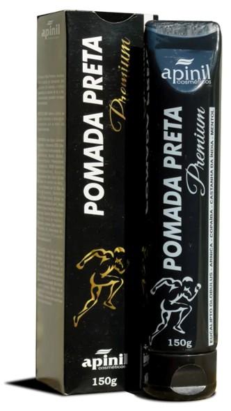 POMADA PRETA PREMIUM BISNAGA APINIL 150G