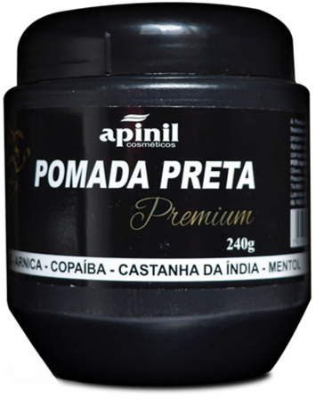 POMADA PRETA PREMIUM POTE APINIL 240G