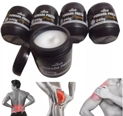 POMADA PRETA PREMIUM POTE APINIL 240G