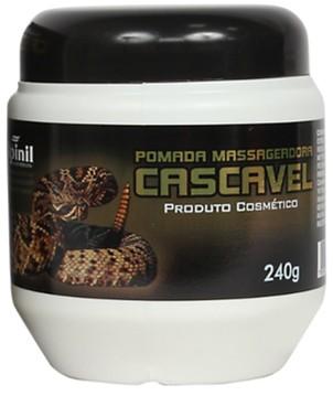 POMADA MASSAGEADORA CASCAVEL POTE APINIL 240G