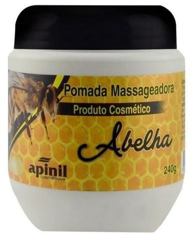 POMADA MASSAGEADORA ABELHA POTE APINIL 240G