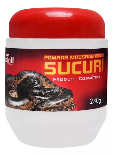 POMADA MASSAGEADORA SUCURI POTE APINIL 240G