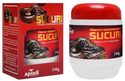 POMADA MASSAGEADORA SUCURI POTE APINIL 240G