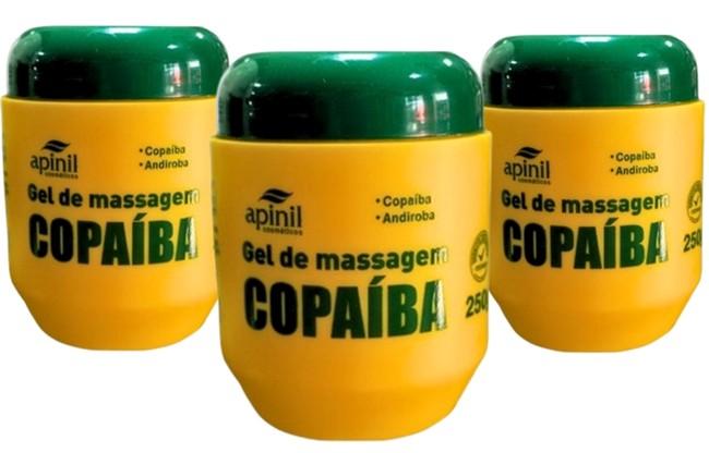 GEL MASSAGEADOR COPAÍBA POTE APINIL 250G