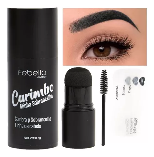 CARIMBO SOMBRA SOBRANCELHA FEBELLA BOX COM 24 UN