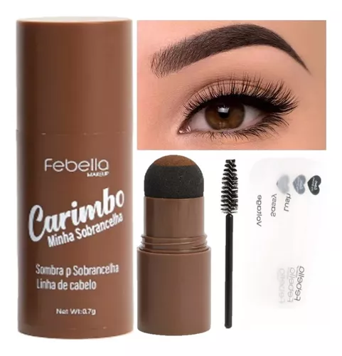 CARIMBO SOMBRA SOBRANCELHA FEBELLA BOX COM 24 UN