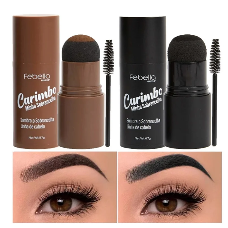 CARIMBO SOMBRA SOBRANCELHA FEBELLA BOX COM 24 UN