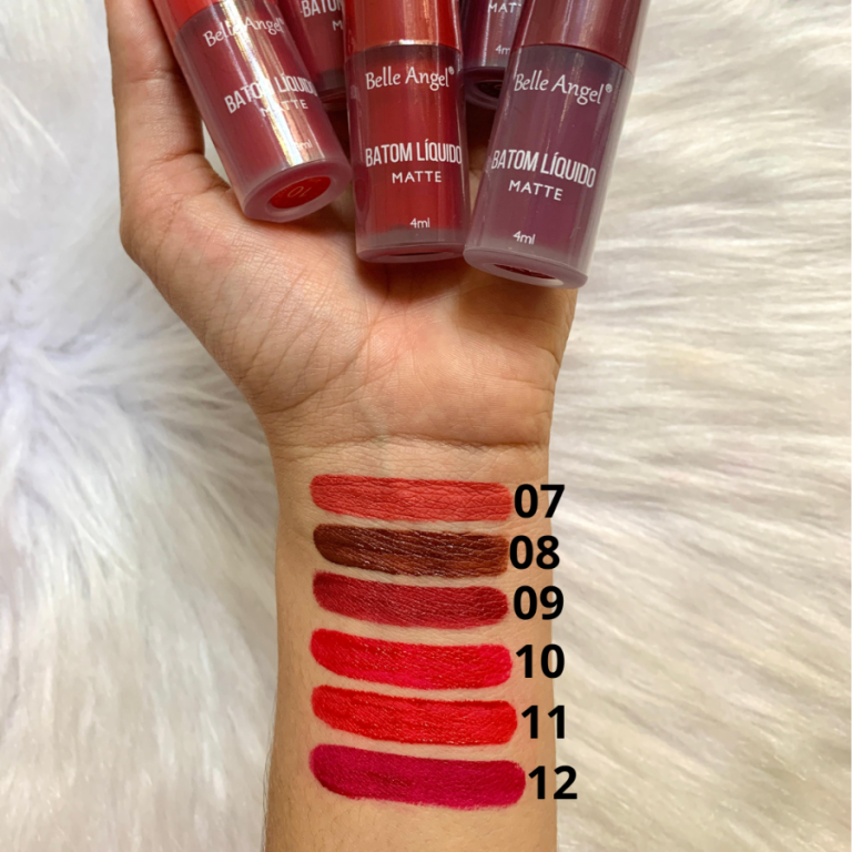 BATOM LÍQUIDO MATTE GRUPO B BELLE ANGEL BOX COM 24 UN