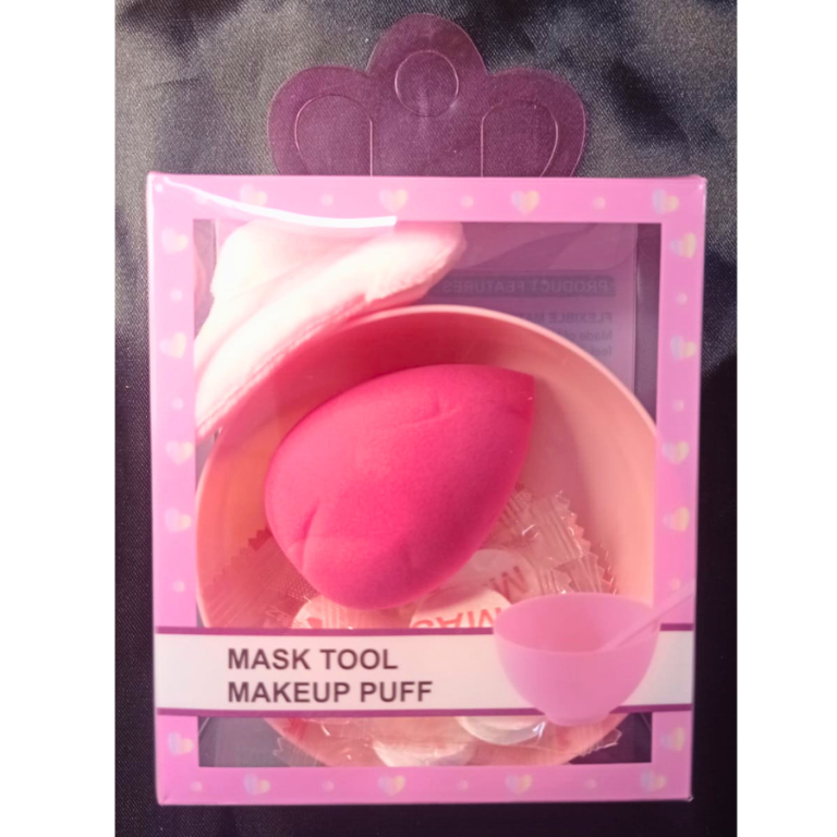 KIT 12 PEÇAS BELEZA COM MÁSCARAS,TIGELA,ESPÁTULA E ESPONJA