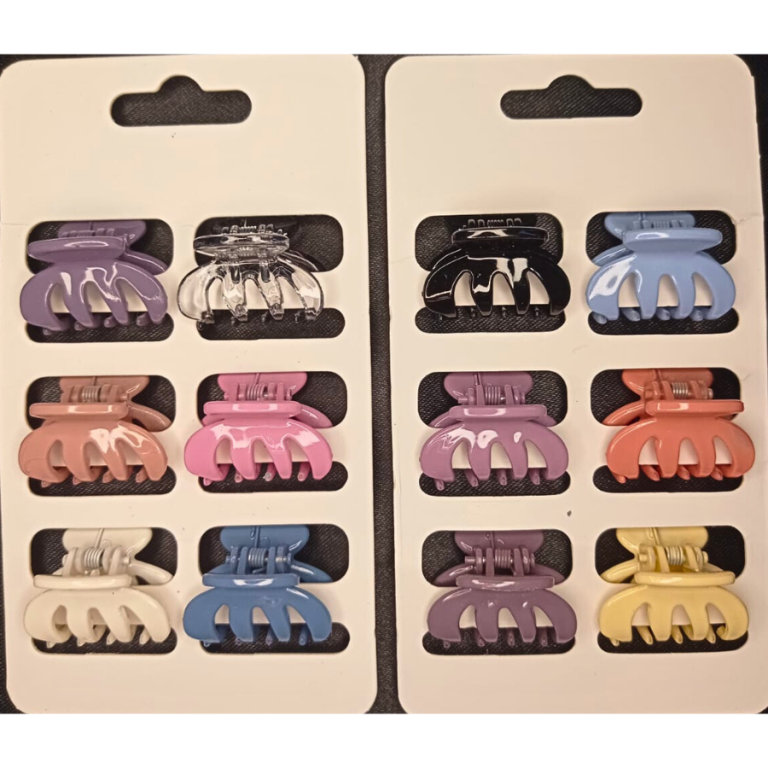 CARTELA PIRANHA ACRÍLICO COM 6 PEÇAS 2,6 CM