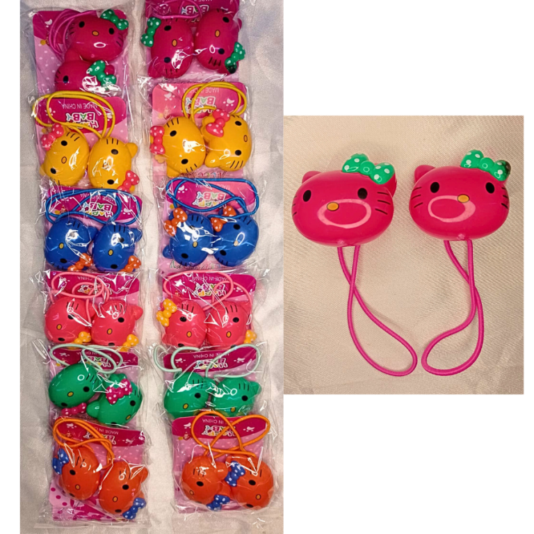 CARTELA AMARRADOR CABELO GATINHA COM 6 PARES