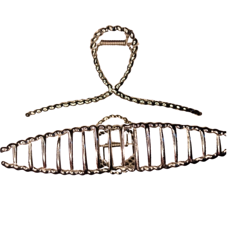 PIRANHA GRANDE DE METAL PRATA 11,5 CM