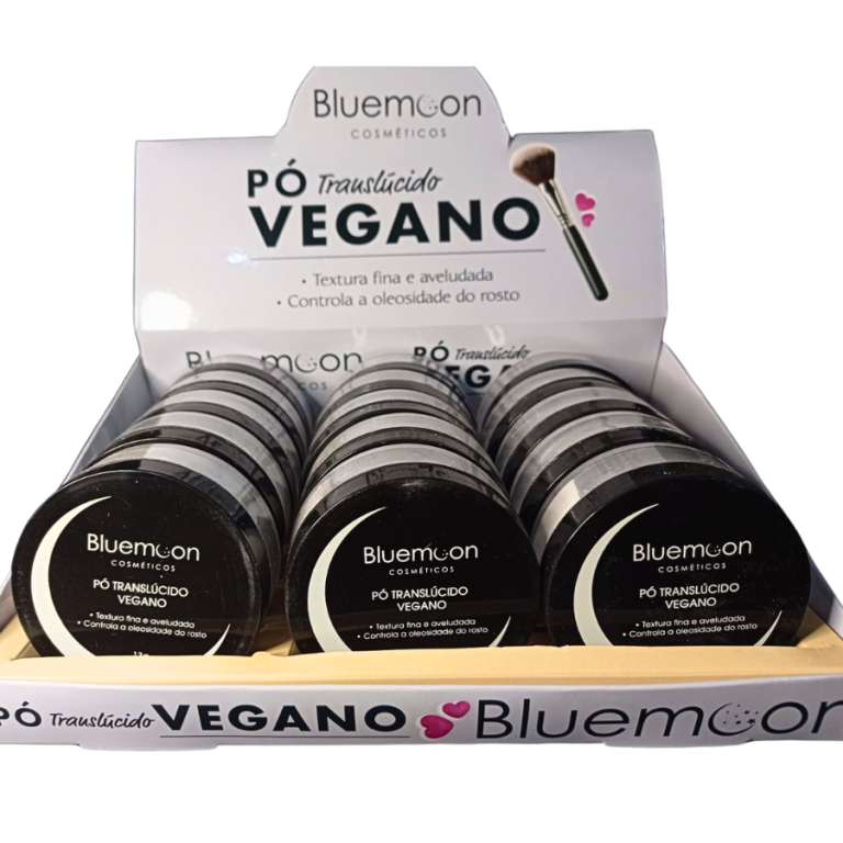 PÓ SOLTO TRANSLÚCIDO VEGANO BLUE MOON 13G BOX COM 12 UN
