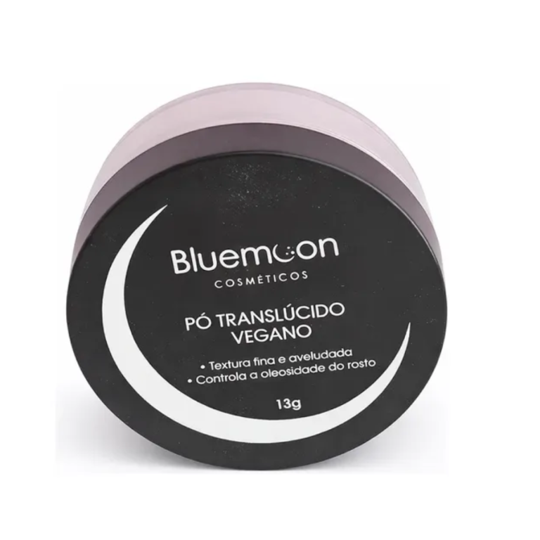 PÓ SOLTO TRANSLÚCIDO VEGANO BLUE MOON 13G BOX COM 12 UN