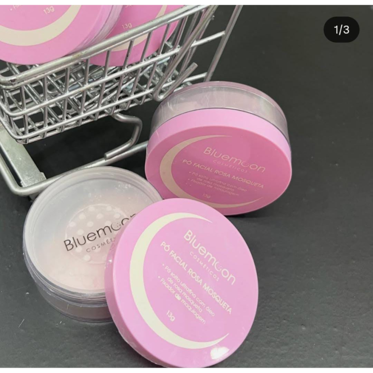 PÓ SOLTO ROSA MOSQUETA BLUE MOON 13G BOX COM 12 UN
