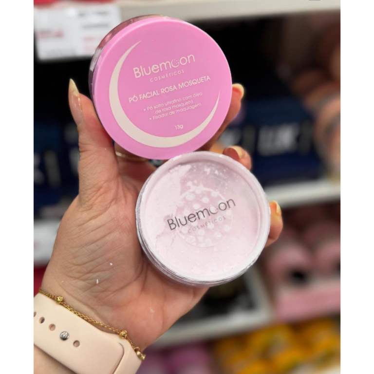 PÓ SOLTO ROSA MOSQUETA BLUE MOON 13G BOX COM 12 UN