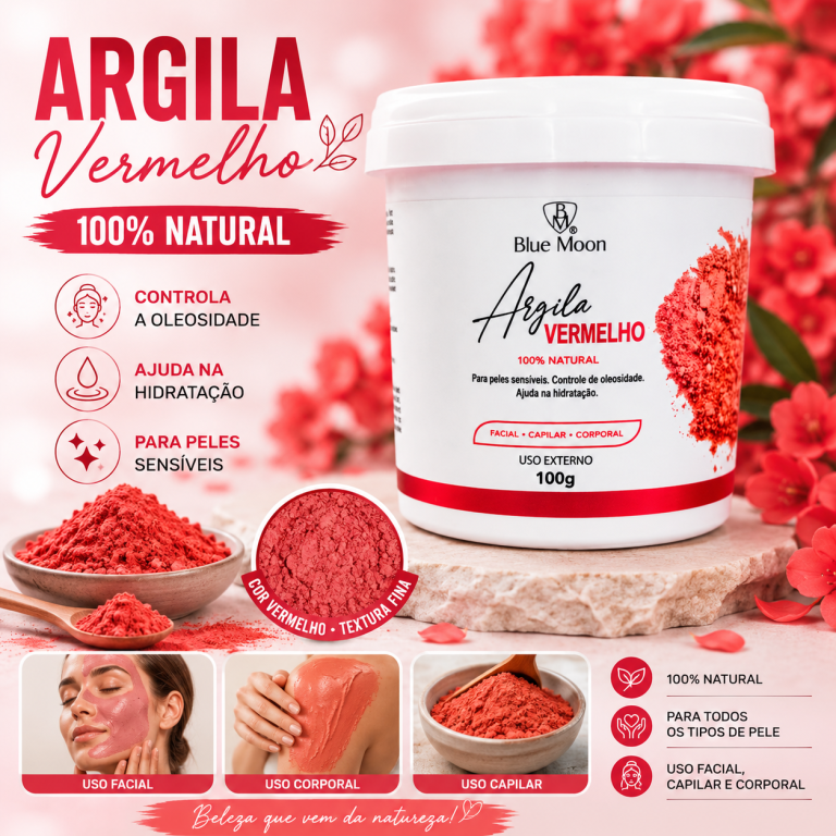 ARGILA VERMELHA BLUE MOON 100G