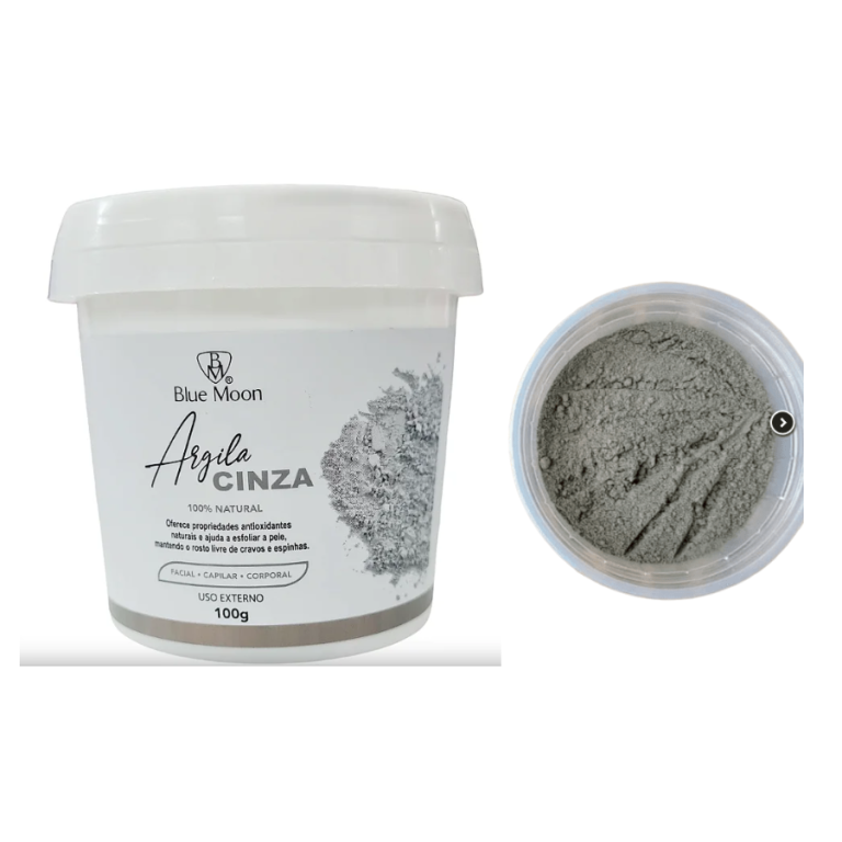 ARGILA CINZA BLUE MOON 100G
