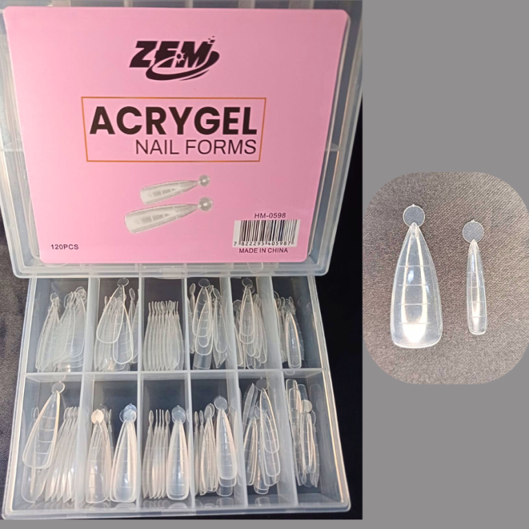 CARTELA MOLDE F1 ZEM ESTILETO SHOYYI COM 120 UN