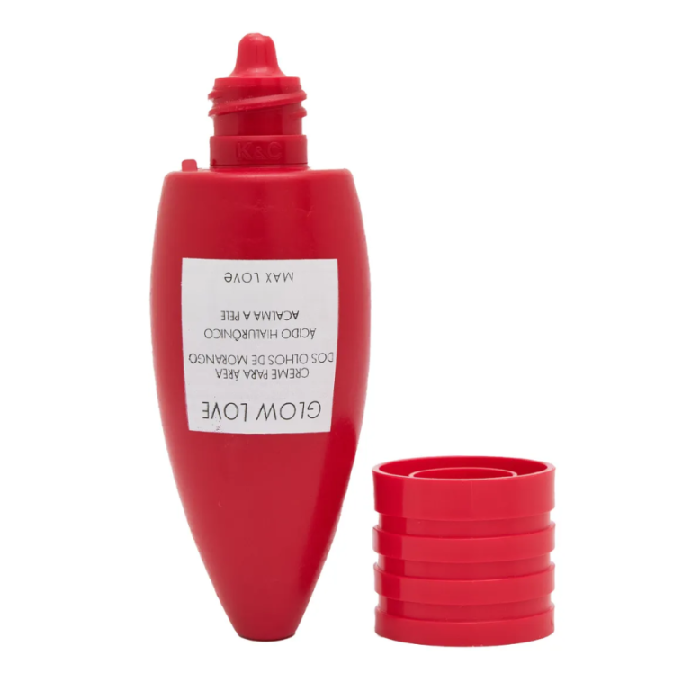 CREME PARA ÁREA DOS OLHOS GLOW LOVE MORANGO 60G MAX LOVE BOX COM 36 IUN