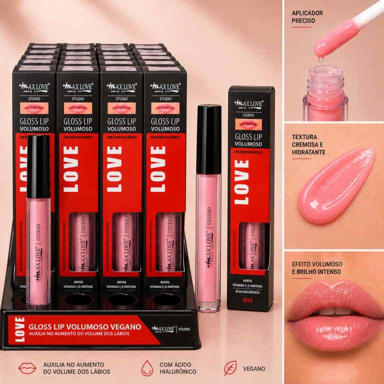 LIP GLOSS VOLUMOSO COR 16 MAX LOVE  *VENCIMENTO 11/26