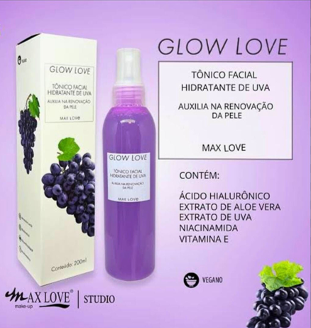 TÔNICO FACIAL HIDRATANTE UVA 200 ML MAX LOVE