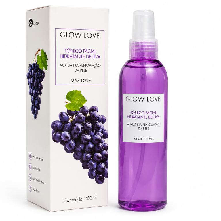 TÔNICO FACIAL HIDRATANTE UVA 200 ML MAX LOVE