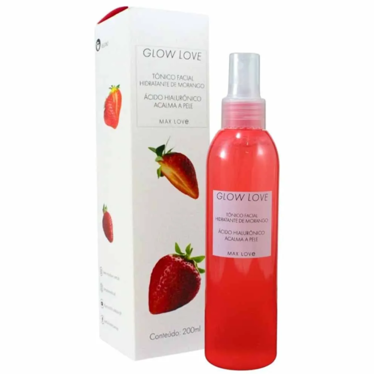 TÔNICO FACIAL HIDRATANTE MORANGO 200 ML MAX LOVE