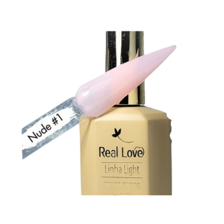 TOP COAT COM COR REAL LOVE NUDE 01 15ML