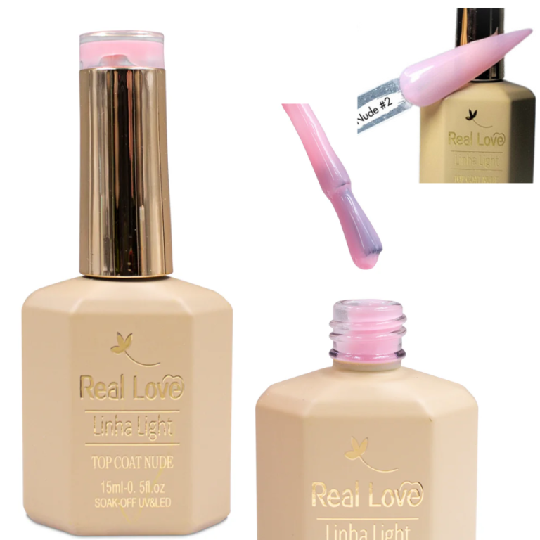 TOP COAT COM COR REAL LOVE NUDE 02 15ML