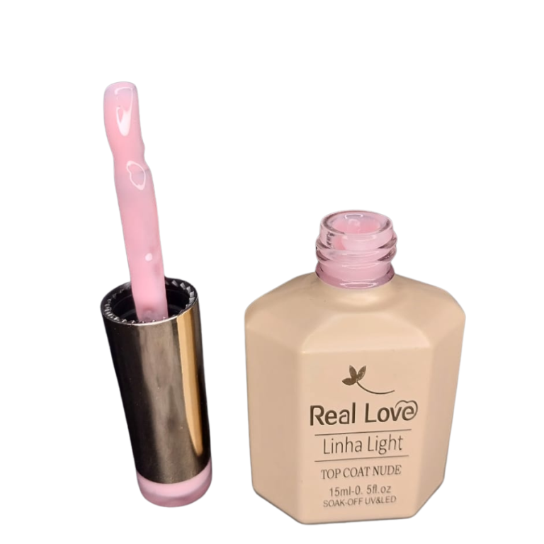 TOP COAT COM COR REAL LOVE NUDE 02 15ML