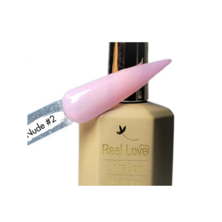 TOP COAT COM COR REAL LOVE NUDE 02 15ML