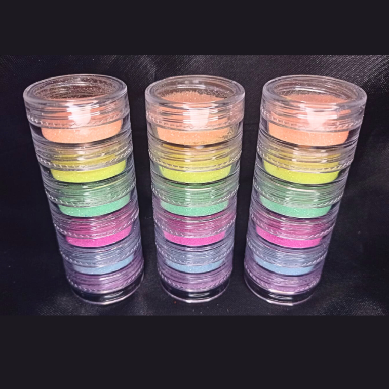 KIT TORRE PÓ AREIA NEON COM 6 UN