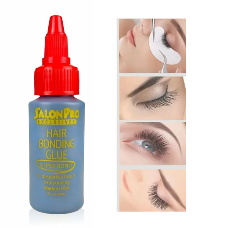 COLA DE CÍLIOS E CABELO SALON PRO SUPER BOND ANTI FUNGO 30 ML