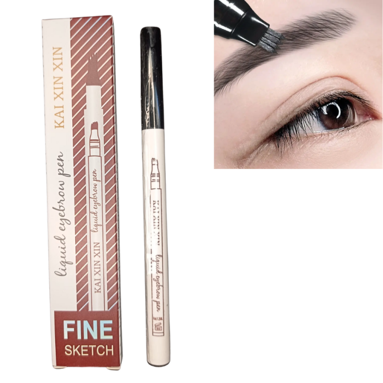 CANETA DELINEADORA SOBRANCELHA #4 PRETA KAI XIN XIN