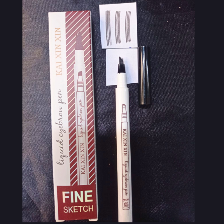 CANETA DELINEADORA SOBRANCELHA #4 PRETA KAI XIN XIN