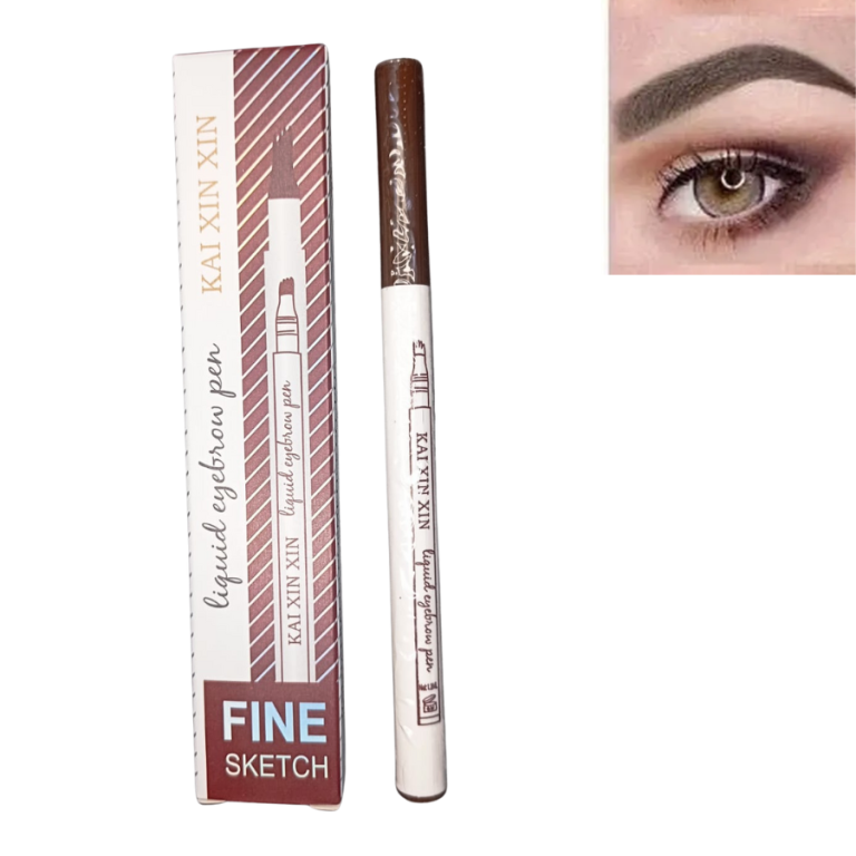 CANETA DELINEADORA SOBRANCELHA 2# CASTANHO MÉDIO KAI XIN XIN