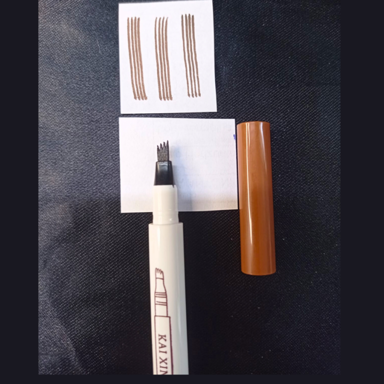 CANETA DELINEADORA SOBRANCELHA 2# CASTANHO MÉDIO KAI XIN XIN