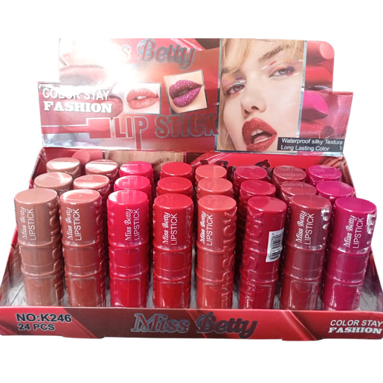 BATOM LIP STICK MISS BETTY 4G BOX COM 24 UN