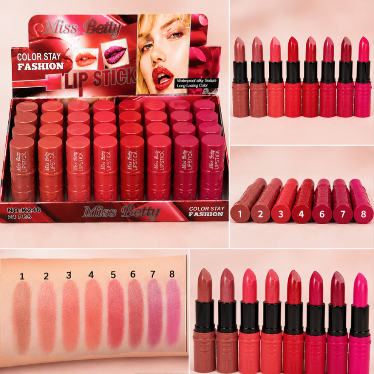 BATOM LIP STICK MISS BETTY 4G BOX COM 24 UN