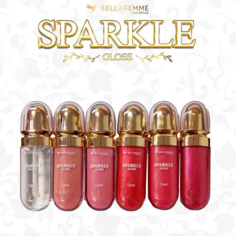 LIP GLOSS SPARKLE BELLA FEMME BOX COM 24 UN