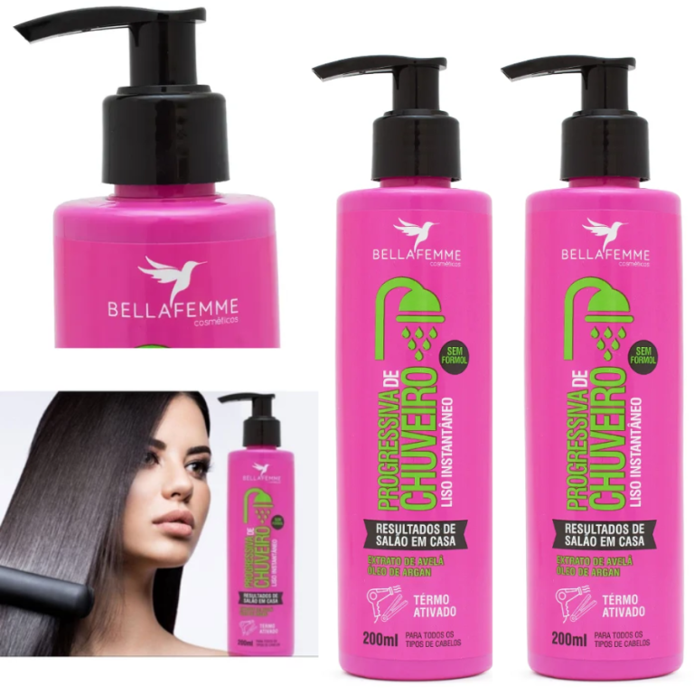 PROGRESSIVA DE CHUVEIRO BELLA FEMME 200 ML